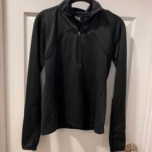 The North Face Women's Mountain Peaks Quarter-Zip Textured Athletic Jacket- SZ M